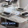 Tischsets Schwarz/Hellgrau doppelseitig (Struktur) 4er Set Produktbild-Vorschau 7