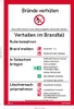 Brandschutzordnung (Teil A) Verhalten im Brandfall Folie Produktbild-Vorschau 2