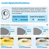 AICA LED Badspiegel 80x65cm Spezial Rund Wand/Touchschalter Produktbild-Vorschau 5