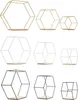 Hexagon nástěnné police – sada polic pro montáž na zeď – 3 Náhled obrázku produktu 5