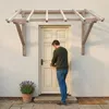 Mucola Holz Vordach Haustürüberdachung 120x205x129 cm Produktbild-Vorschau 5