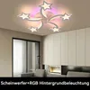 54W LED Deckenleuchte mit RGB Farbwechsel Lamp, Dimmbar mit Produktbild-Vorschau 6