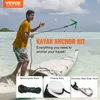 VEVOR Kajak-Ankerset, 3,5 lbs Paddle Board-Ankerset mit 8 m Produktbild-Vorschau 2