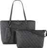 GUESS Dámská kabelka přes rameno Eco Brenton Coal Logo Náhled obrázku produktu 46