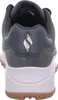 The back view of a green sneaker. Voir les images du produit