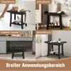 GOPLUS Duschbank mit Ablage, Duschhocker für Beinrasur & Produktbild-Vorschau 2