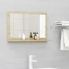 vidaXL Koupelnové zrcadlo Sonoma dub 60x10,5x37 cm výrobek Náhled obrázku produktu 2