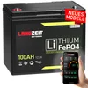 LANGZEIT LiFePO4 100Ah Bluetooth BMS 12V Mini Lithium Produktbild-Vorschau 1