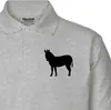 Huuraa Herren Polo Shirt Esel Silhouette L Sport Grey Bio Produktbild-Vorschau 2