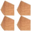 vidaXL Tappetini per pavimenti 24 pz. Venatura del legno Anteprima dell’immagine prodotto 4