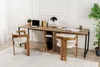 Skye Decor, Twin Study Desk - Atlantic Pine, Black, Produktbild-Vorschau 2