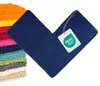 WohnDirect Eckbadematte PARIS Dunkelblau 100 x 100 x 50 cm Produktbild-Vorschau 1