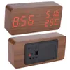 Houten wekker met LED-display, spraakbesturing, Productafbeelding-voorbeeld 5