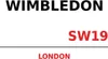 vianmo Holzschild 30x40 cm London Wimbledon SW19 Produktbild-Vorschau 1