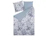 BELIANI Bettwäsche Set Weiß / Blau aus Baumwolle 155 x 220 Produktbild-Vorschau 5