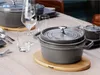 Staub Cocotte en fonte ronde 14cm gris graphite Voir les images du produit 2