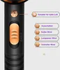 Close-up of a hair dryer's handle with controls and a diagram explaining the functions. Produktbild-Vorschau