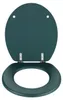 Siège WC WENKO Mod. Prima vert foncé mat, MDF Voir les images du produit 2