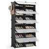 Schuhregal Schuhschrank mit Tür, Staub- und Produktbild-Vorschau 1