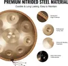SucceBuy Handpan-Trommel, 22 in 9 Tönen, d-Moll, mit Produktbild-Vorschau 4