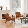 Yaheetech 2er Set Loungesessel Vintage Sessel aus Produktbild-Vorschau 2