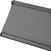 A close-up, angled view of a gray fabric panel with metallic trim, likely a side wall for a pergola or gazebo. Produktbild-Vorschau