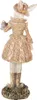 Clayre & Eef Figurine de décoration Lapin 26 cm Beige Doré Voir les images du produit 3