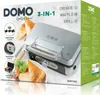 Profi 3in1 Waffeleisen + Sandwichmaker + Kontaktgrill DOMO Produktbild-Vorschau 12