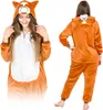 Dámský a pánský halloweenský kostým - jednodílné pyžamo Fox Náhled obrázku produktu 1