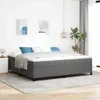 Boxspringbett Hellgrau 200 x 200 cm Cordstoff Produktbild-Vorschau 2