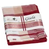 3tlg Set Geschirrtuch Gisela rot 45x65cm 100% Baumwolle Produktbild-Vorschau 2