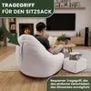 Dreamroots Bean Bag 90x90x100 cm Pouf avec dossier et Voir les images du produit 6