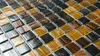 braunes Mosaik mit goldenem Metallicstaub. Poolmosaik in Produktbild-Vorschau 7