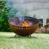 Focolare in acciaio Corten - Girevole e con ventilazione Anteprima dell’immagine prodotto 2