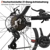 Vélo hybride de route HILAND 700C, 21 vitesses, vélo de Voir les images du produit 2