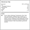 Nutritional information and ingredients list for a food product. Produktbild-Vorschau