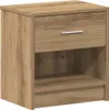 vidaXL Nachttisch mit Schublade Artisan-Eiche 39x28x41 cm Produktbild-Vorschau 2