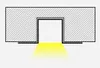 MasterLED LED profil pre suchú výstavbu GK 2 m, sada, Náhľad obrázku produktu 5
