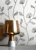 NEWROOM Tapete Grau Vliestapete Blumen - Vintage Floral Produktbild-Vorschau 3