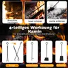 COSTWAY Kaminholzregal 4 Ebenen mit Rollen & 4 Produktbild-Vorschau 5