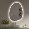 S'AFIELINA 75×55 cm Miroir asymétrique LED - miroir de Voir les images du produit 1