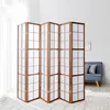 Homestyle4u Paravent Raumteiler 6 Teilig Holz Braun Tabak Produktbild-Vorschau 1