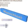 TE-Trend 2m Zollstock Gravur Meterstab Metermaß Produktbild-Vorschau 2