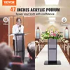Mównica VEVOR mównica 685 x 330 x 1198 mm, podium z szeroką Podgląd zdjęcia produktu 2