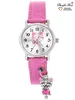 Pacific Time Kinder Armbanduhr Mädchen mit Katze Charm Produktbild-Vorschau 2