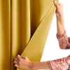 Gardine Kräuselband Multifunktionsband 140x270 cm Senf Produktbild-Vorschau 3