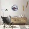 Wanduhr - Rund - Glasuhr - Hubschrauber Berge Gipfel Winter Produktbild-Vorschau 6