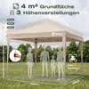 Sekey Faltpavillon 2x2 m wasserdicht UV50+ Gartenpavillon Produktbild-Vorschau 5