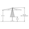 Schneider Sonnenschirm VENEDIG 270/8 natur 683-02 Produktbild-Vorschau 4