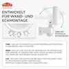 Diagram and text explaining the features of a motion sensor light. Produktbild-Vorschau
